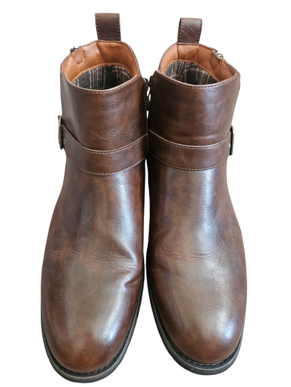 Ferro Aldo DALTON Men's Casual Zipper Biker Ankle Chelsea Boots Vegan Sz 13